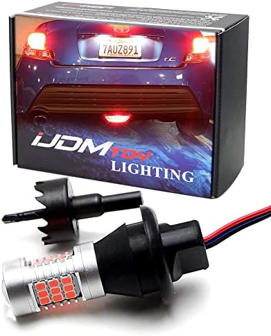 iJDMTOY Super Bright Brilliant Red LED Conversion Kit Compatible With 2014-2016 Scion tC Rear Fog Light Assy