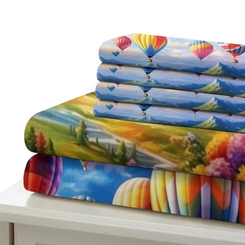 Funda nórdica de globos en 3D para habitaciones infantiles 7