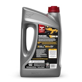 TRIAX Trans Zero 20W-50 Full Synthetic Hydro-Static Transmission Oil for Zero-Turn Mowers (1 Gallon)