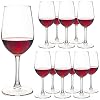 Wine Glasses Set of 12 12 oz Red White Wine Glasses Clear Dishwasher Safe