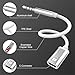 Tiosen 3.5mm Male to Type-C Female Audio Adapter Cable, White, Compatible with Smartphones, MP3 Players, Laptops, Tablets