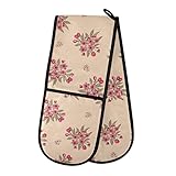 Comment ça marche ? - Ce gant de cuisine facile à utiliser a un design double face qui protège les mains et les bras des ustensiles de cuisson chauds, des grands plats de cuisson, et plus encore. Glissez simplement vos mains dans chaque côté des poches du gant pour une prise en main sûre et confortable et une expérience de levage avec les ustensiles de four