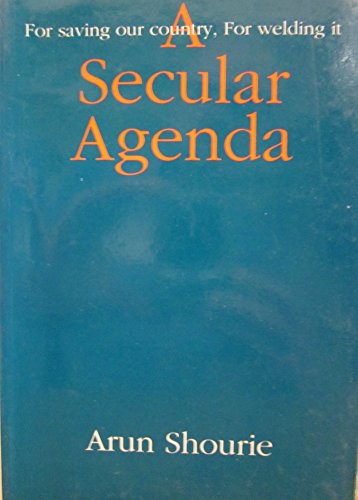 A secular agenda: For saving our country, for w... 8190019937 Book Cover
