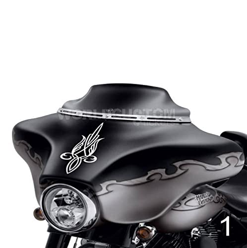 Autocollants pour moto Custom HD le style pinstripe batwing touring pour vos road trips