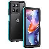 Lanhiem for Moto G 5G 2025 Case, IP68 Waterproof Dustproof Shockproof Case with Built-in Screen Protector, Full Body Underwater Protective Cover for Moto G 5G Only, Blue