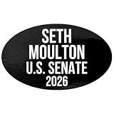 Seth Moulton for Senate 2026 Sticker Car Bumper Elections Voting Race Vote