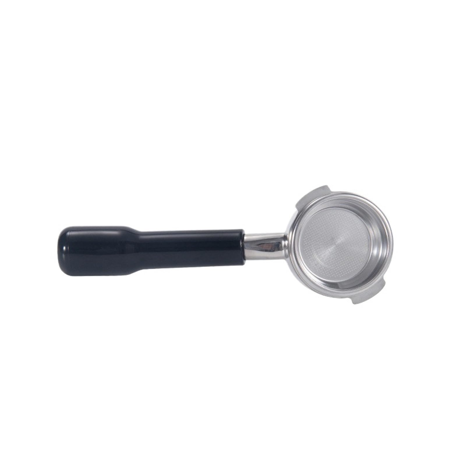 Compatible Con Nuova Simonelli, Cafetera Portafiltro Sin Fondo De Acero Inoxidable De 58 Mm Con Mango De Filtro De Café De Cesta De 2 Tazas De 58 Mm.(A Black Rosewood)