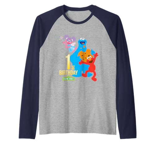 T-shirt baseball Sesame Street 1 an pour premier anniversaire de bébé