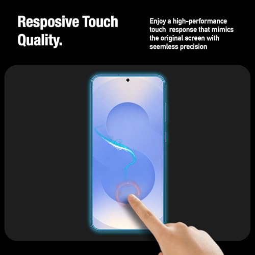 Image of Supershieldz NeoGuard HD+ Tempered Glass Screen Protector Guard for Samsung Galaxy S25 / S24 (6.2 Inch), Military Grade Protection, Easy Installation kit