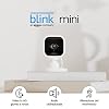 Blink Mini – Videocamera di sicurezza intelligente per interni, plug-in, video HD 1080p, rilevazione di movimento, audio bidirezionale, config. semplice, compatibile con Alexa | 1 videocamera (Bianco)