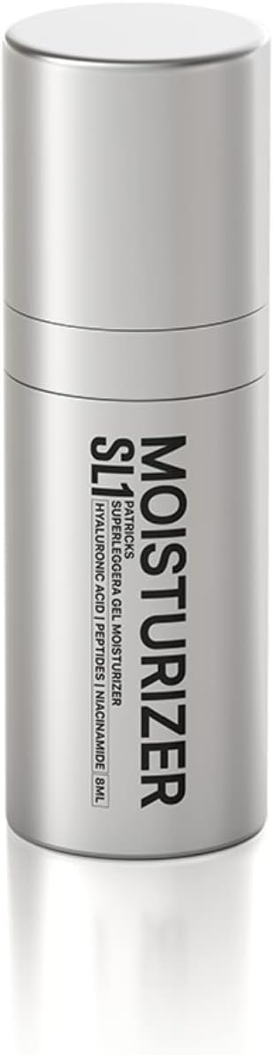 PATRICKS | SL1D | Superleggera Hyaluronic Intensive Moisturizer Firming Anti Aging Treatment Face Cream with Hydrating Niacinamide, Peptides for Smooth Skin, Reduce Wrinkles, Boosts Collagen 8ml