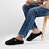 RockDove Men's Original Two-Tone Memory Foam Slipper, Size 8/9 UK Men, Black and Grey #4