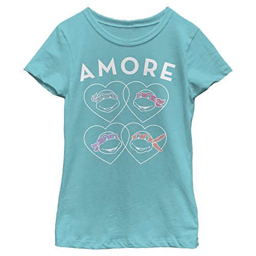 T-shirt Teenage Mutant Ninja Turtles Amore fille vêtement imprimé tendance