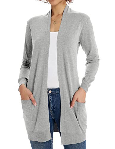 GRACE KARIN Women Lightweight Cardigan Sweaters with Pocket Long ...
