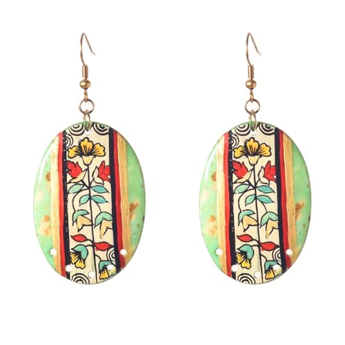 Image of Boho Ethnic Earrings Collection for Women - Colorful Tassel, Hoop, Stud, Drop, Chandelier & Huggie Styles Inspired by Festival Fashion