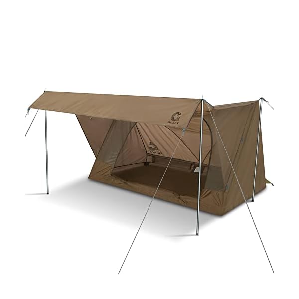 Gonex 1.5kg Ultralight 1 Person Backpacking Zelt mit Baldachin, Wasserdichtes Wanderzelt, Camping Shelter, Outdoor Zelt