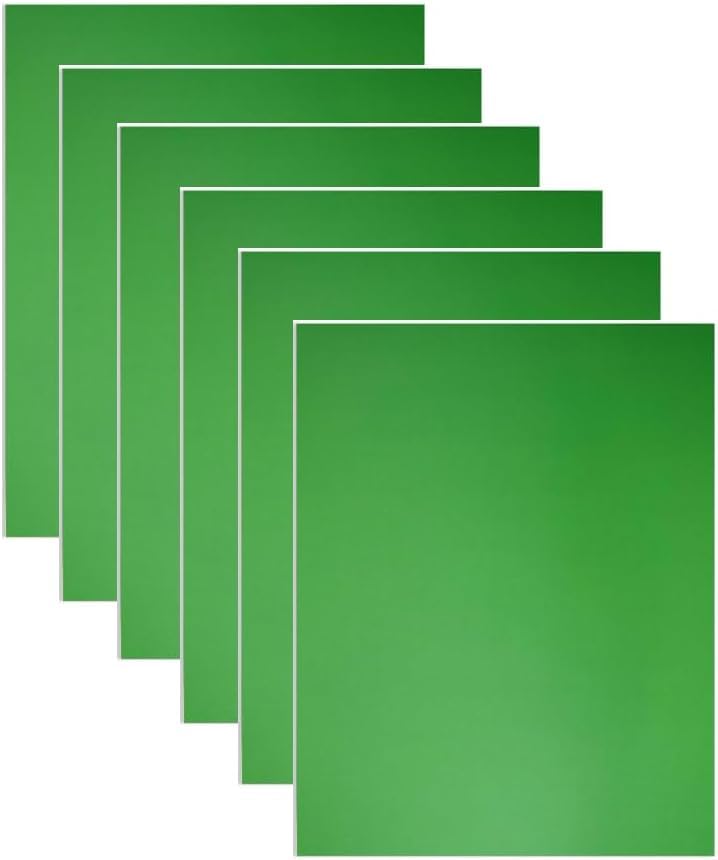 5-Pack Green Foam Boards – A4 Size 5mm Thick Coloured Craft Sheets for School Projects, Presentations, Signboards, Framing, Art & DIY Display