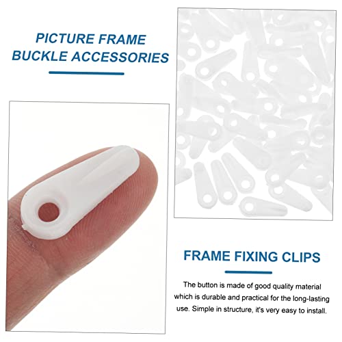 Image of OSALADI 3sets Drywall Picture Hangers Frame Hooks Photo Frame Hanging Buckles DIY Accessories 100pcs*3