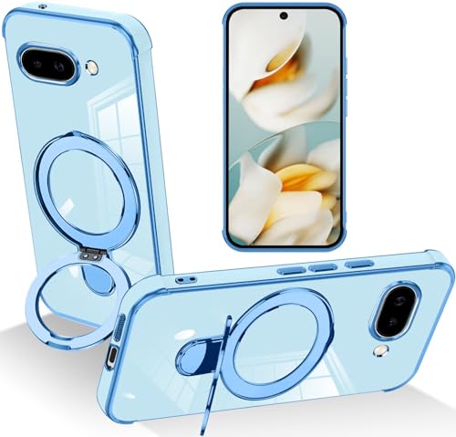 Google Pixel 9A �P�[�X MagSafe�Ή� �����O �X�^���h�@�\ �c�����Ή� ���C�����X�[�d �����Y�ی� �ϏՌ� �g�уJ�o�[ �O�[�O�� �s�N�Z��9a �J�o�[ �}�O�l�b�g���� �ԍڃz���_�[ �}�O�Z�[�t�Ή� ������� �X�����P�[�X �\�t�g �V��