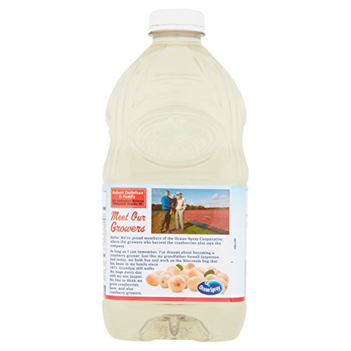 Image of Ocean Spray White Cranberry Juice Drink 8 Case 64 Ounce