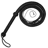 Ardour Crafts Bull Whip Made with Heavy Duty Cowhide Leather Whip - Indiana Jones Leather Whip for...
