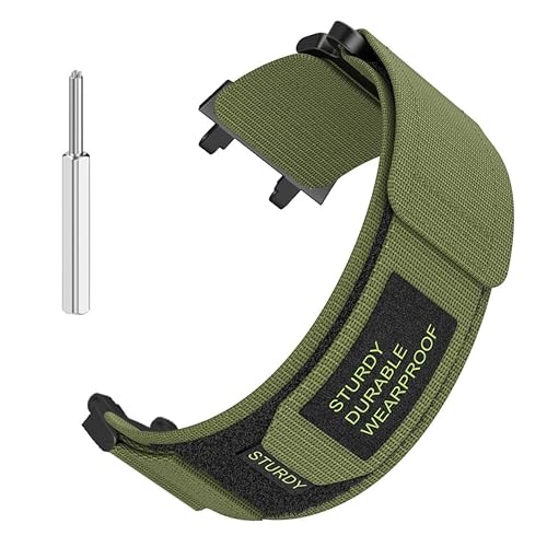 Image of YODI Sturdy Strap Band Compatible With Amazfit T-Rex 2 Smartwatch Only, Braided design Classic Nylon Straps Accessories for Amaz fit Trex2 Men and Women