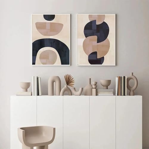Peinture sur toile moderne bloc de couleurs affiche murale géométrique salon chambre 70x100cm XINBAO