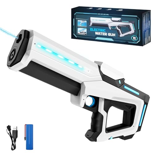 Pistolet à eau électrique pour piscine et plage idéal pour les jeux en extérieur