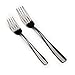 Eslite Black Stainless Steel Flatware Sets,40-piece, Service for 8