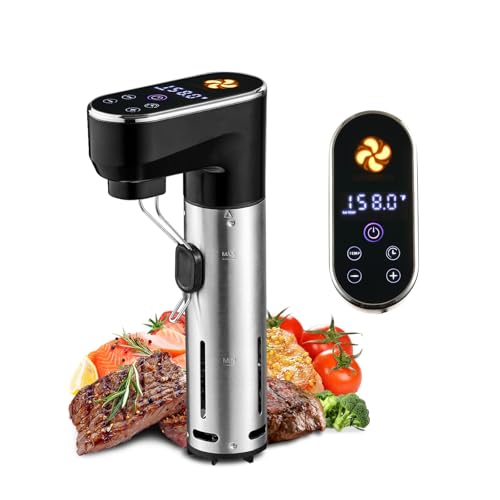 Sous Vide Cooker,1300 Watts, Immersion Circulators, Sous Vide Precision Cooker,Temperature and Time Digital Display Control, Ultra-Quiet,Fast-Heating,Easy to store,IPX7 Waterproof