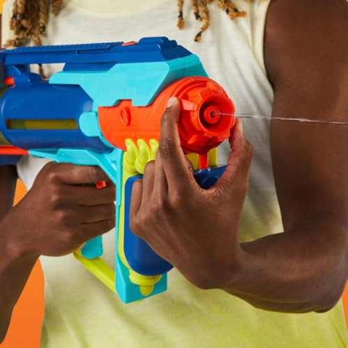 Nerf Super Soaker Power Drench XL Wasserblaster mit innovativer Druck-Ladestation (inkludiert) mit Zwei starken, impulsiven Spritzmodi, Wasserspielzeug für Kinder ab 8 Jahren