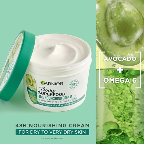 Garnier 3600542470346 Nourishing Body Care For Dry Skin, Body Butter With Avocado And Omega 6 thumb #1