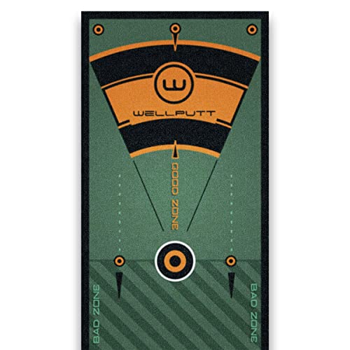 WELLPUTT 13ft Golf Putting Training Mat Practice Green