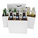 ICE N COLD 6pk Cardboard Carrier (White, 150ct) | Holds 6pk 12oz Bottles | FAST SAME DAY SHIPPING