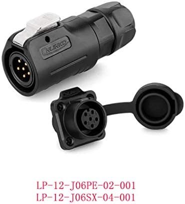 Cnlinko LP12 Avation Plug M12 Male Plug and Female Socket Connector
