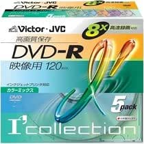 Amazon.com: Victor DVD – R 120 Minutes 5 Pack of DVD – R Inkjet ...