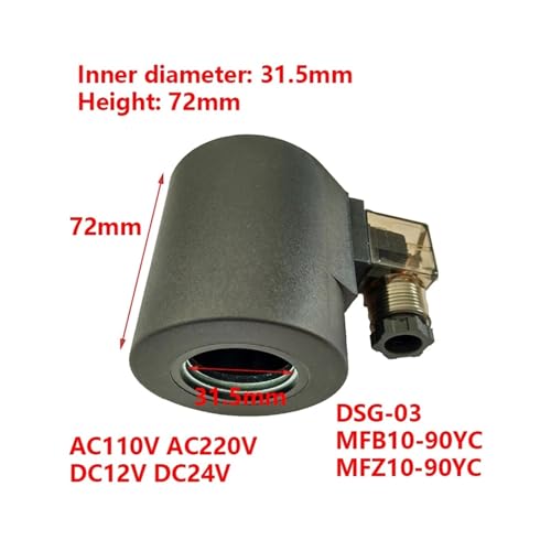 Bobine d'électrovanne hydraulique AC110V à isolation thermique