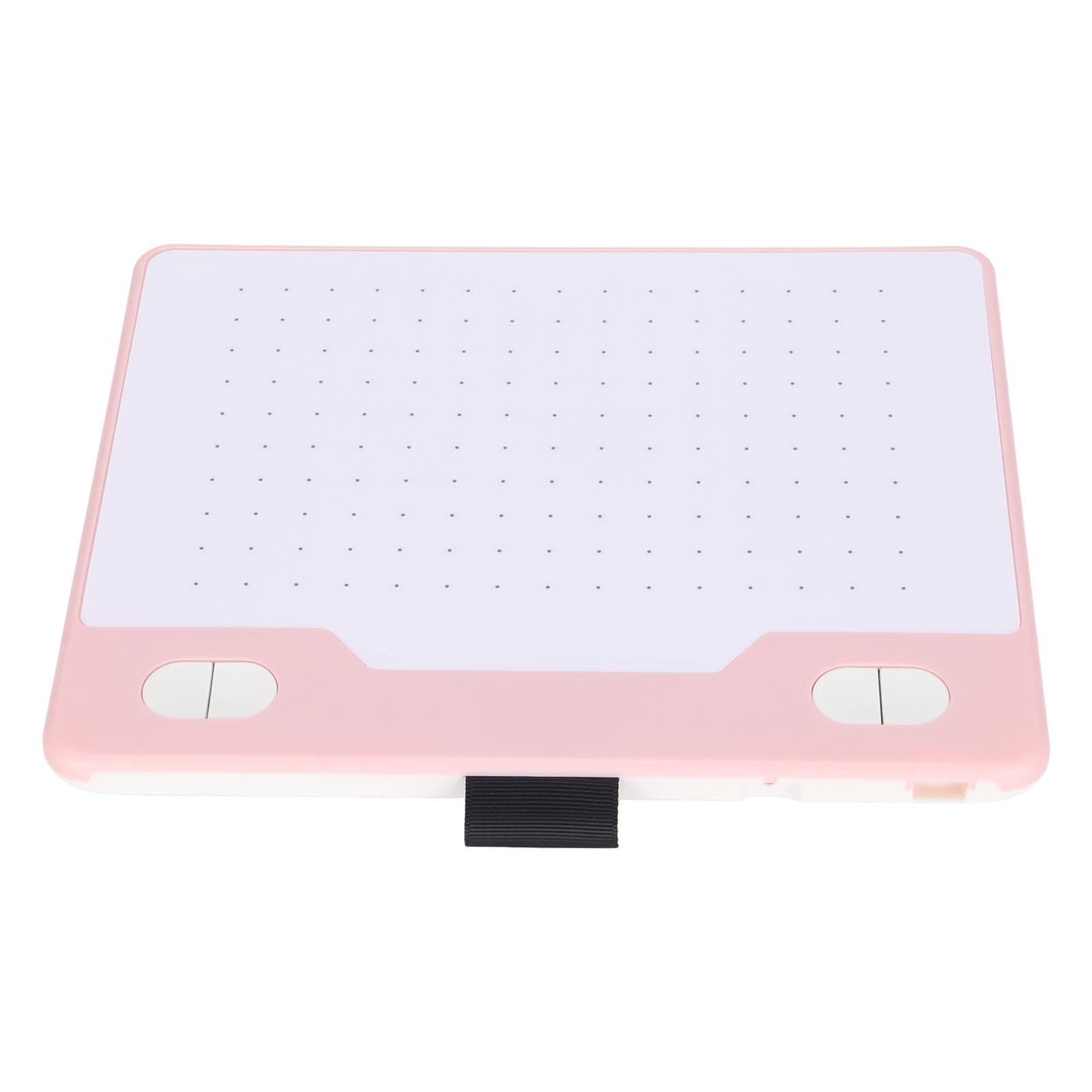 Yunseity Tavoletta Grafica, Tavoletta Grafica per Computer PC, con 8192 Livelli di Induzione, Senza Batteria, Tavoletta Grafica per Disegni Digitali per //iOS (Pink)
