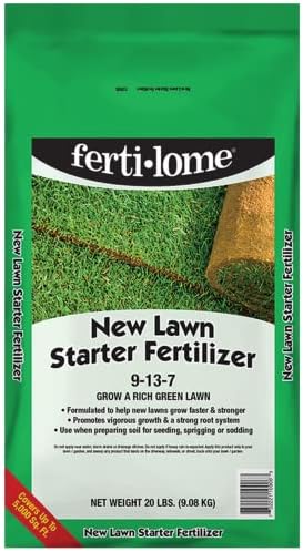 Fertilome (10906) New Lawn Starter Fertilizer 9-13-7 (20 lbs.)