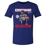 500 LEVEL VJ Edgecombe Philadelphia 76ers Trust Shirt (Royal Blue, Large)
