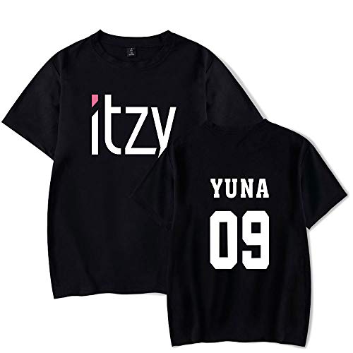 EnjoyYourLife ITZY Camiseta Unisex KPOP ITZY Estampada Unisex T-Shirt Fans Cool Hip...