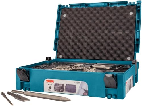 Coffret de forets et burins SDS+ 17PCS en Makpac - MAKITA B-53877