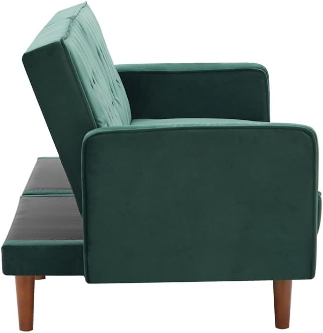 Sofa Living Room Recliner Velvet with Two Armrests Metal Feet Chair Balcony Leisure