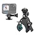 Supporto Manubrio Fotocamera per GoPro, Cuxwill 360° Regolabile Supporto Bici Moto con Filettature 1/4 Adattatore treppiede per GoPro 10 9 8 7, SJCAM, YICAM, DSLR, Flash LED, Telecamera, Microfono ecc
