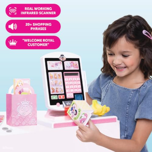 Disney Princess Style Grocery Self-Checkout Register Play Set - image 5
