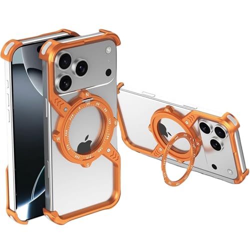 Bumper Aluminium iPhone 17 Air pour créateurs de contenu avec anneau 360