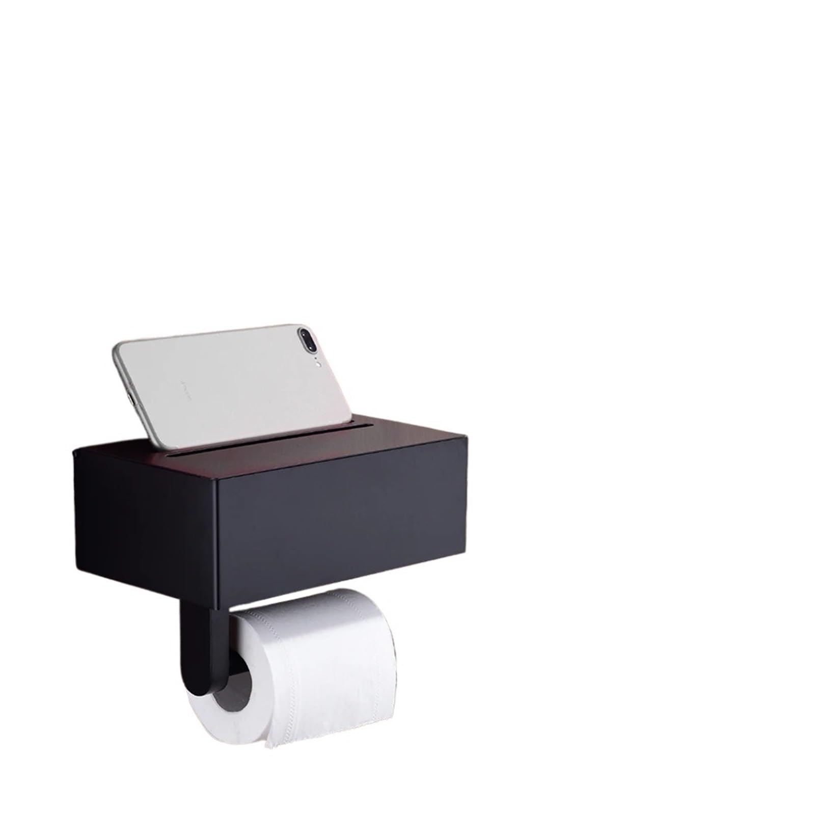 Portarotolo WC adesivo con mensola Porta carta igienica con salviette | Con dispenser for salviette, accessori for carta igienica, supporto for rack a parete, mensola(Brushed Gold)