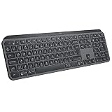 Melhores Teclados e Custo Benefício de 2026 Teclado sem fio Logitech MX Keys com Iluminação Inteligente, Conexão USB Unifying ou Bluetooth com Easy-Switch para até 3 dispositivos e Bateria Recarregável