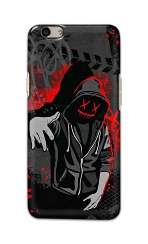 Image of Printed Hard Back Cover for Oppo F1s | Oppo A59 Back Cover (Hoodie Rapper) -190724(EA)