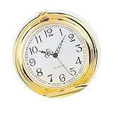 sdSDGrw orologio da tasca, Orologio da taschino classico con catena a pendente superficie liscia Steampunk vintage retrò uomo(Golden)